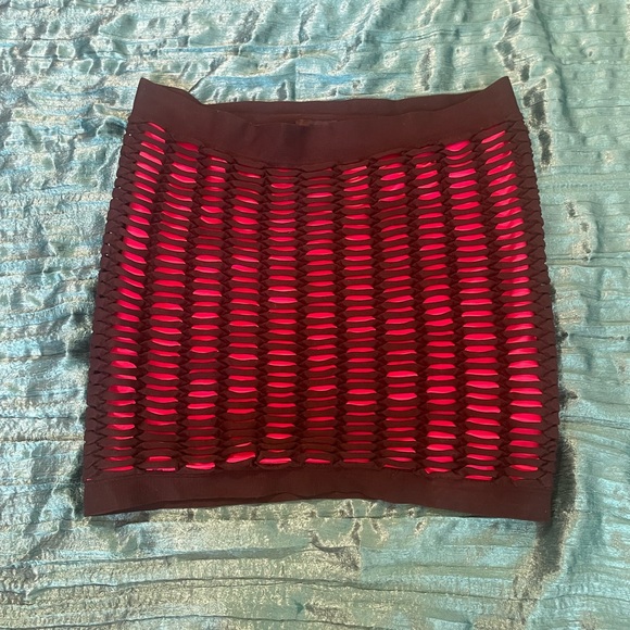 Y2K Bebe mini skirt Black Pink M/L - Picture 5 of 5